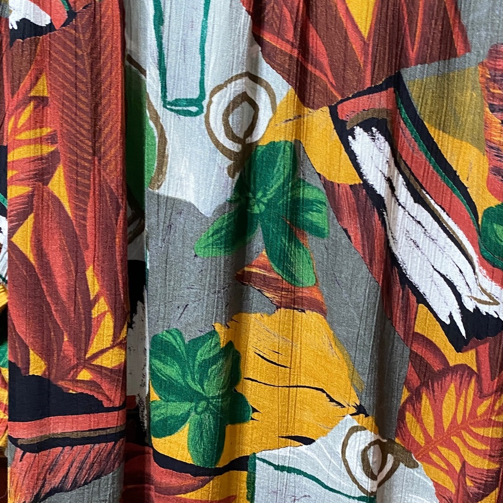 Fitting Image Multicolor Abstract women’s size 22W swing vintage duster - Picture 15 of 16